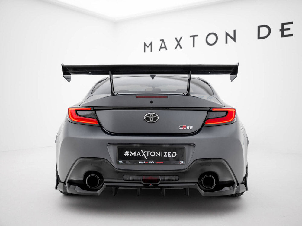 Maxton Design Carbon Spoiler With Internal Brackets Uprights Toyota GR86