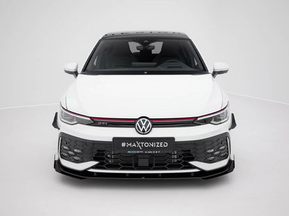 Maxton Design Front Flaps Volkswagen Golf GTI / GTE / R-Line Mk8 Facelift