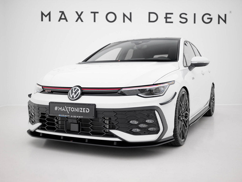 Maxton Design Street PRO Front Splitter Volkswagen Golf GTI / GTE / R-Line Mk8 Facelift