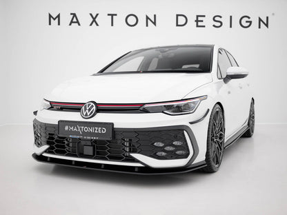 Maxton Design Street PRO Front Splitter Volkswagen Golf GTI / GTE / R-Line Mk8 Facelift