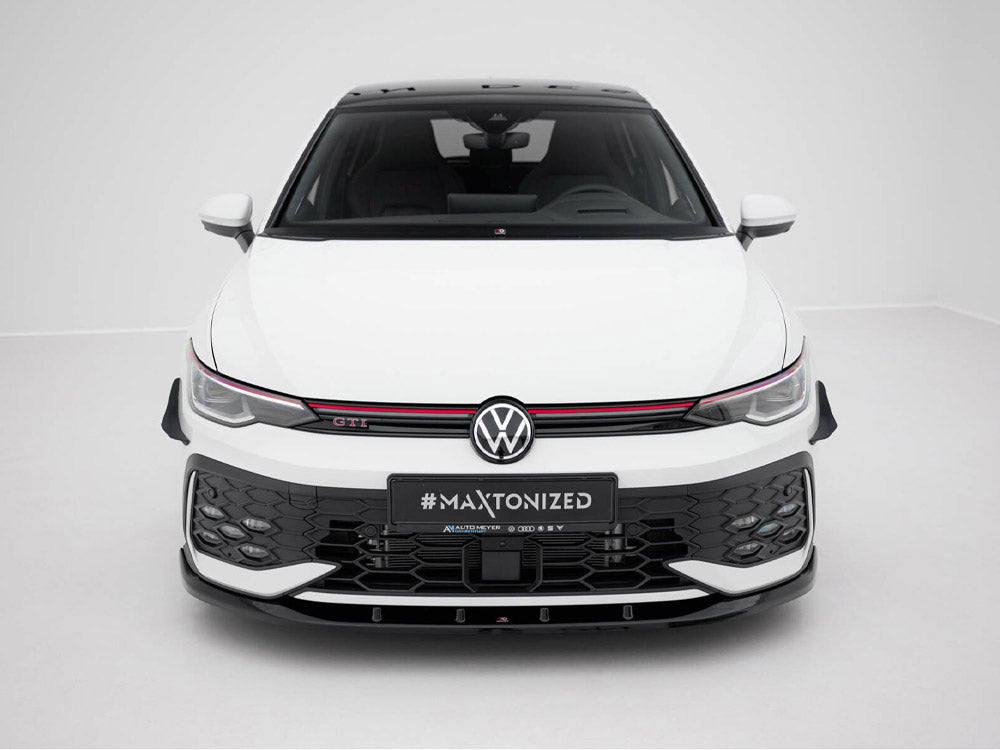 Maxton Design Front Splitter V.5 Volkswagen Golf GTI / GTE / R-Line Mk8 Facelift