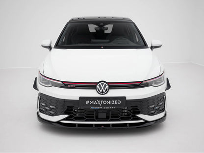 Maxton Design Front Splitter V.5 Volkswagen Golf GTI / GTE / R-Line Mk8 Facelift