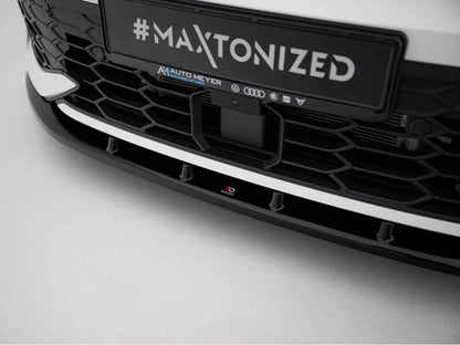 Maxton Design Front Splitter V.5 Volkswagen Golf GTI / GTE / R-Line Mk8 Facelift