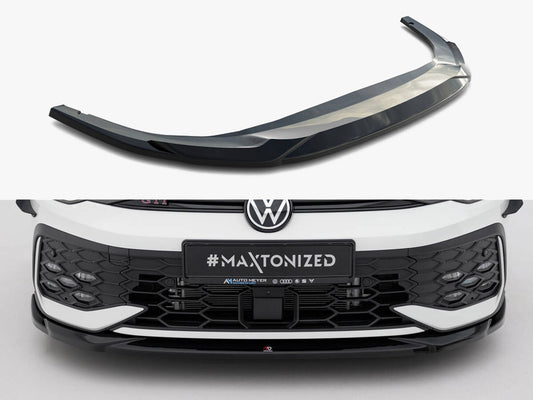Maxton Design Front Splitter V.4 Volkswagen Golf GTI / GTE / R-Line Mk8 Facelift