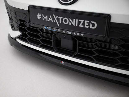 Maxton Design Front Splitter V.4 Volkswagen Golf GTI / GTE / R-Line Mk8 Facelift