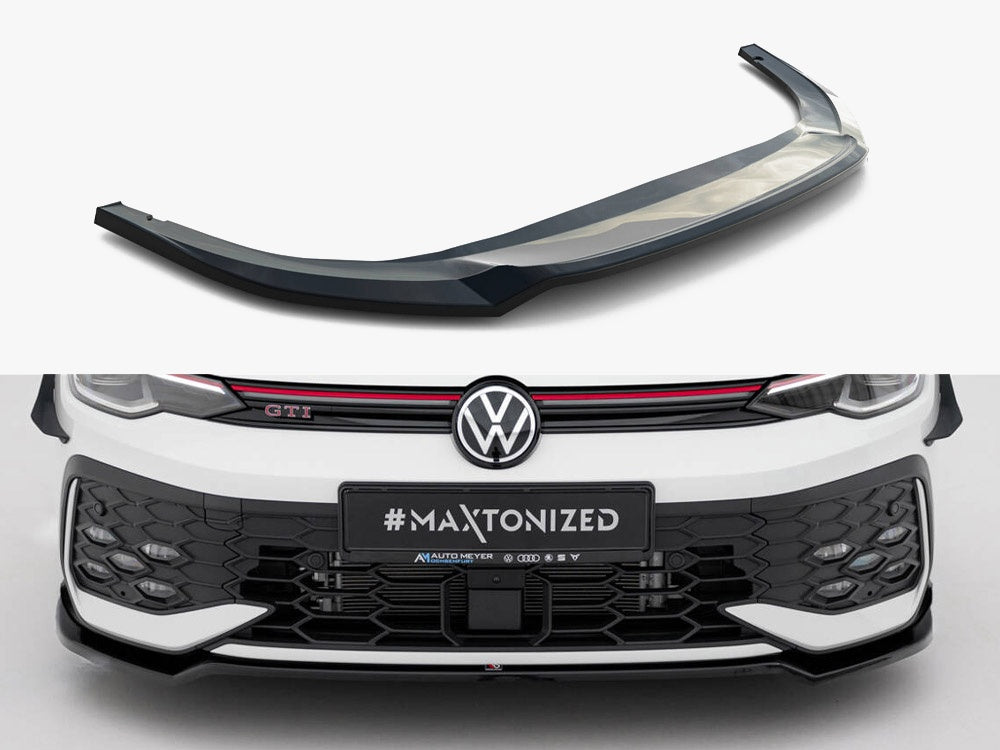 Maxton Design Front Splitter V.3 Volkswagen Golf GTI / GTE / R-Line Mk8 Facelift