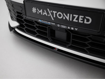 Maxton Design Front Splitter V.3 Volkswagen Golf GTI / GTE / R-Line Mk8 Facelift