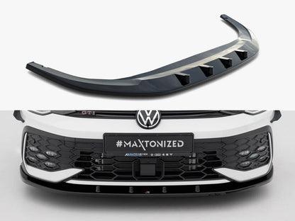Maxton Design Front Splitter V.1 Volkswagen Golf GTI / GTE / R-Line Mk8 Facelift