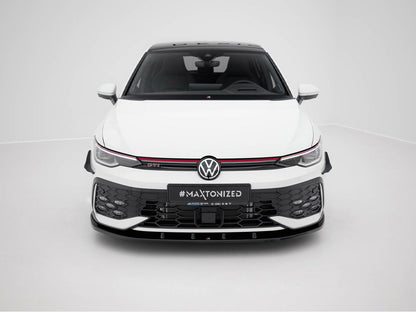 Maxton Design Front Splitter V.1 Volkswagen Golf GTI / GTE / R-Line Mk8 Facelift