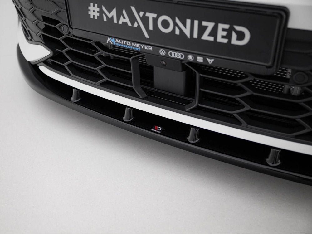 Maxton Design Front Splitter V.1 Volkswagen Golf GTI / GTE / R-Line Mk8 Facelift