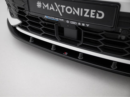 Maxton Design Front Splitter V.1 Volkswagen Golf GTI / GTE / R-Line Mk8 Facelift