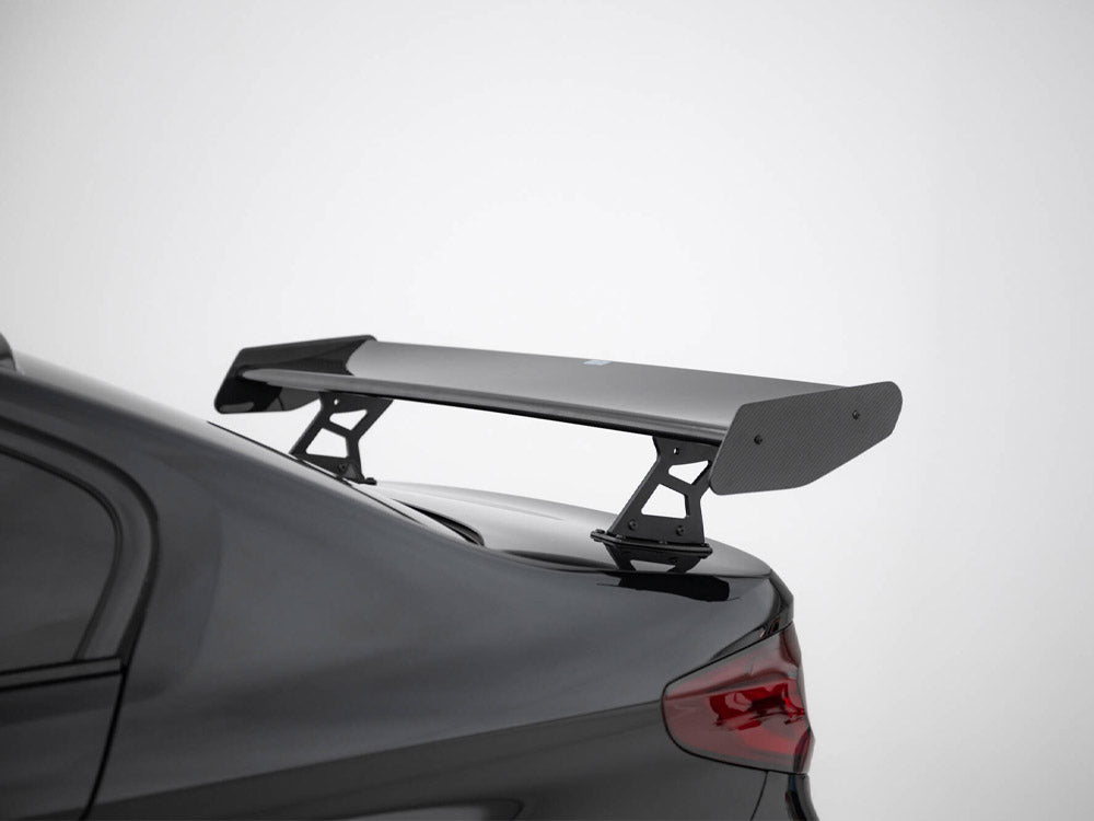 Maxton Design Carbon Spoiler With Internal Brackets Uprights + LED BMW 5 / M5 Sedan G30 / F90