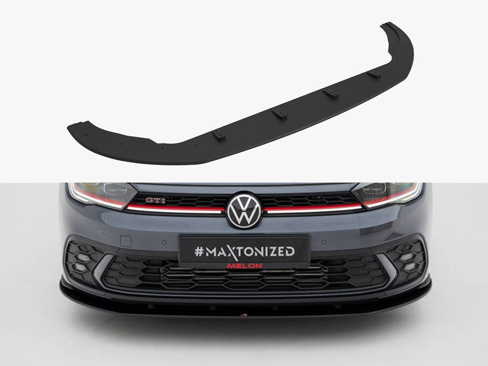 Maxton Design Street PRO Front Splitter Volkswagen Polo GTI Mk6 Facelift