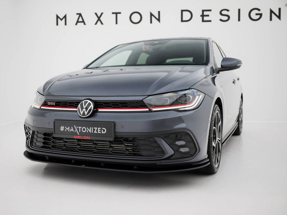 Maxton Design Street PRO Front Splitter Volkswagen Polo GTI Mk6 Facelift