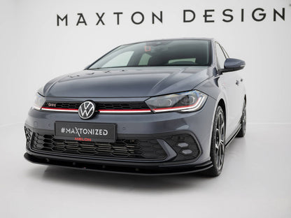Maxton Design Street PRO Front Splitter Volkswagen Polo GTI Mk6 Facelift