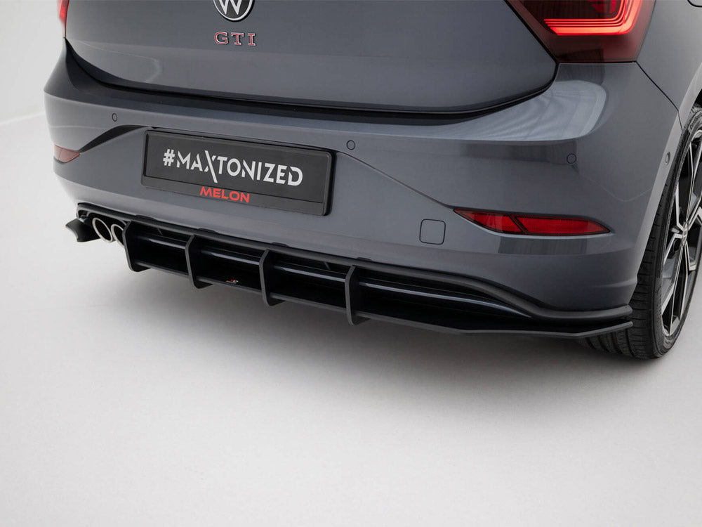 Maxton Design Street PRO Rear Diffuser Volkswagen Polo GTI Mk6 Facelift