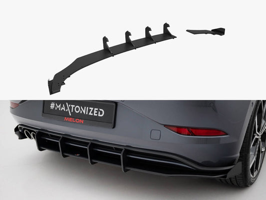 Maxton Design Street PRO Rear Diffuser + Flaps Volkswagen Polo GTI Mk6 Facelift