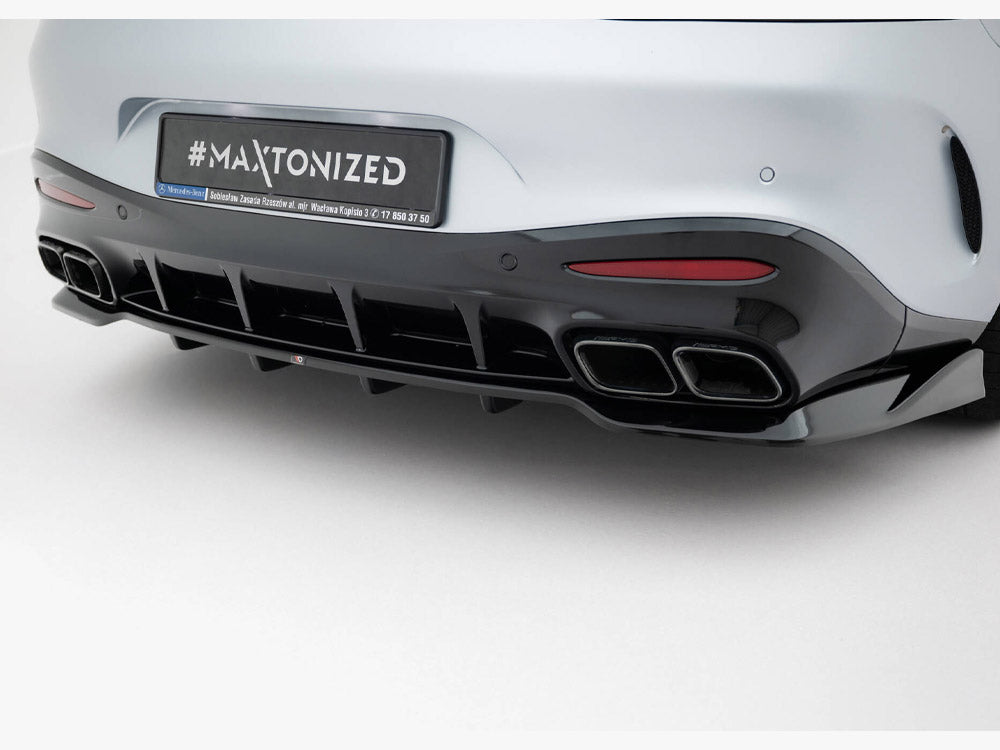 Maxton Design Rear Splitter (Vertical Bars) V.2 Mercedes-AMG GT 63 / 55 / 63 S E Performance C192