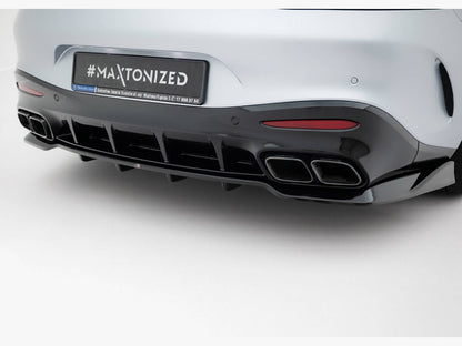 Maxton Design Rear Splitter (Vertical Bars) V.2 Mercedes-AMG GT 63 / 55 / 63 S E Performance C192