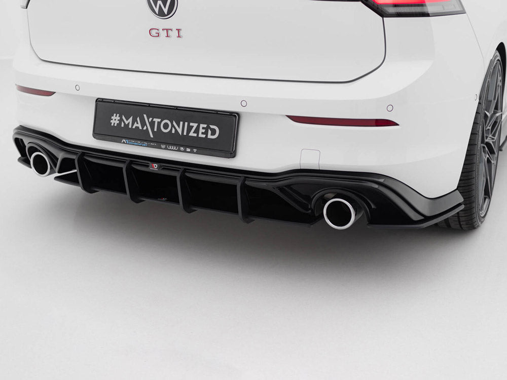 Maxton Design Street PRO Rear Diffuser V.3 Volkswagen Golf GTI Mk8