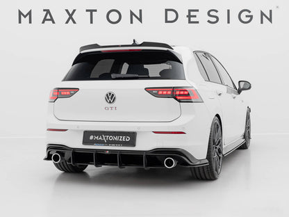 Maxton Design Street PRO Rear Diffuser V.4 Volkswagen Golf GTI Mk8