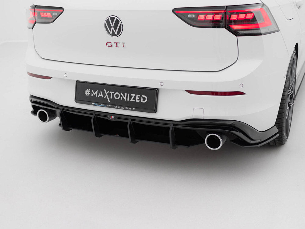 Maxton Design Street PRO Rear Diffuser V.4 Volkswagen Golf GTI Mk8