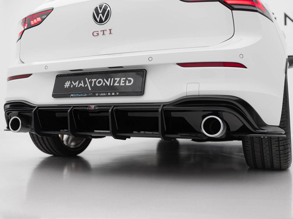 Maxton Design Street PRO Rear Diffuser V.4 Volkswagen Golf GTI Mk8