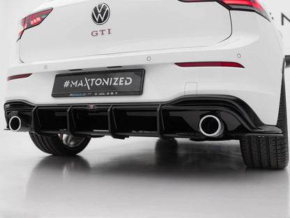 Maxton Design Street PRO Rear Diffuser V.4 Volkswagen Golf GTI Mk8