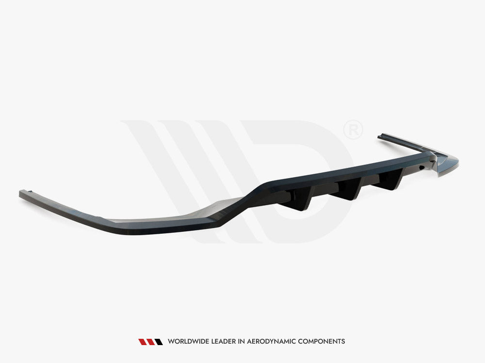 Maxton Design Rear Splitter (Vertical Bars) V.2 Audi A4 S-Line B9 Facelift