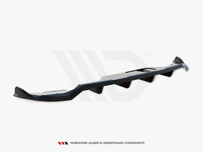 Maxton Design Rear Splitter (Vertical Bars) Skoda Kamiq Monte Carlo Mk1 Facelift