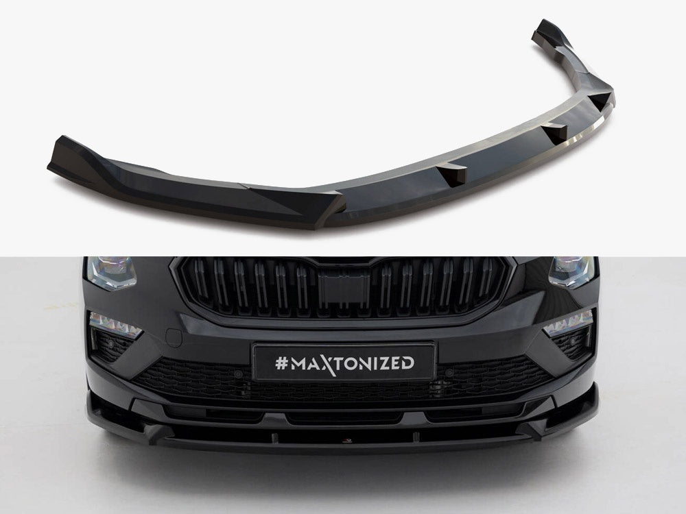 Maxton Design Front Splitter V.2 Skoda Kamiq Monte Carlo Mk1 Facelift