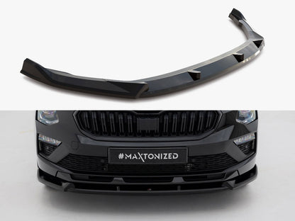 Maxton Design Front Splitter V.2 Skoda Kamiq Monte Carlo Mk1 Facelift
