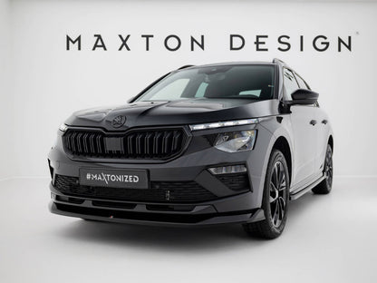 Maxton Design Front Splitter V.1 Skoda Kamiq Monte Carlo Mk1 Facelift