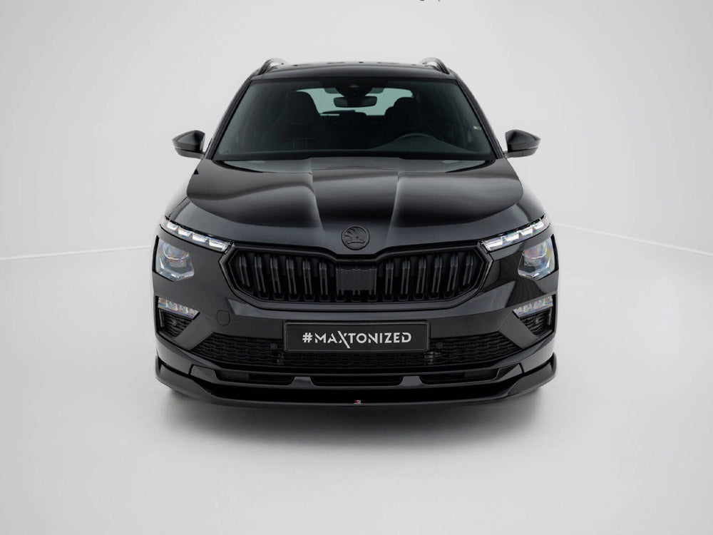 Maxton Design Front Splitter V.1 Skoda Kamiq Monte Carlo Mk1 Facelift