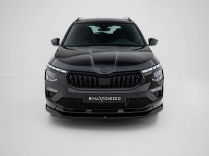 Maxton Design Front Splitter V.1 Skoda Kamiq Monte Carlo Mk1 Facelift