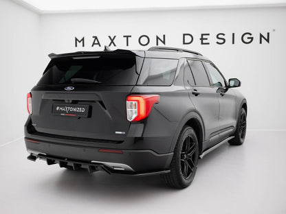 Maxton Design Rear Splitter (Vertical Bars) Ford Explorer XLT Mk6