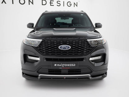 Maxton Design Front Splitter Ford Explorer XLT Mk6