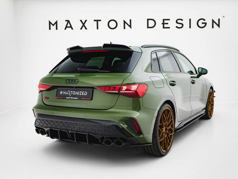 Maxton Design Street Pro Rear Side Splitters Audi S3 Sportback 8Y Facelift