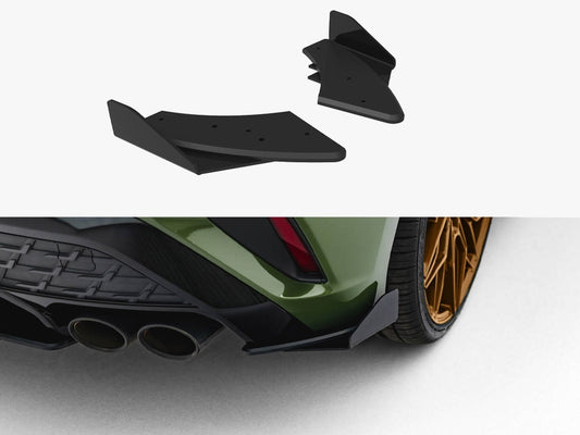 Maxton Design Street Pro Rear Side Splitters + Flaps Audi S3 Sportback 8Y Facelift