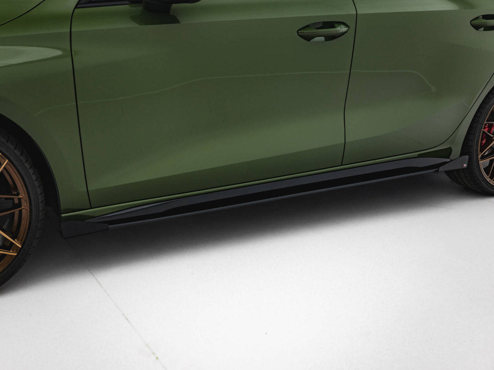 Maxton Design Street PRO Side Skirts Diffusers + Flaps Audi S3 Sportback / A3 S-Line Sportback 8Y Facelift