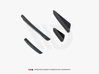 Maxton Design Front Bumper Wings (Canards) Audi S3 Sportback / A3 S-Line Sportback 8Y Facelift