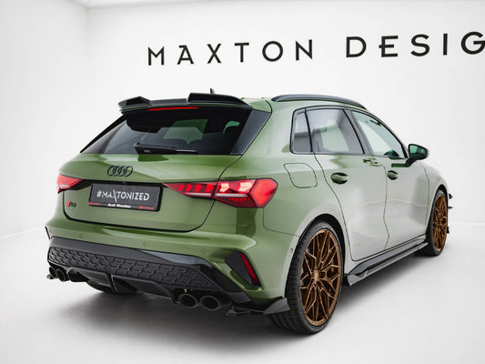 Maxton Design Rear Side Splitters V.2 Audi S3 Sportback Facelift