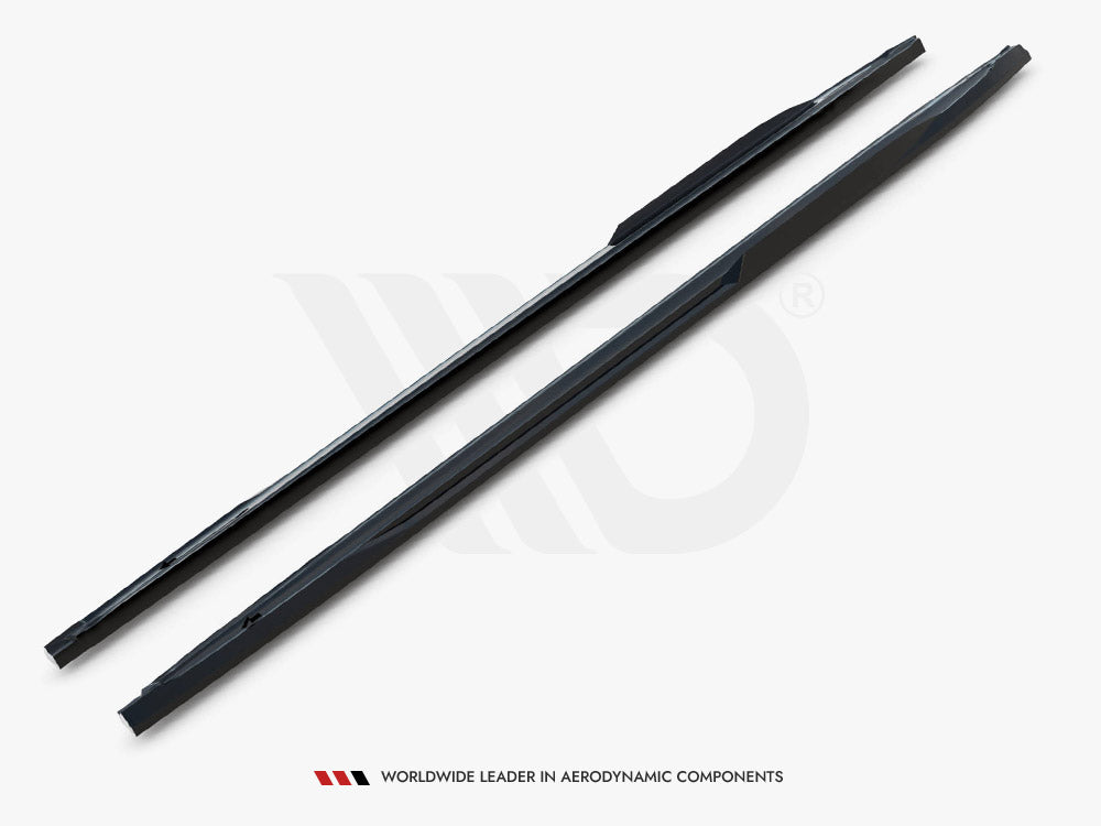 Maxton Design Side Skirts Diffusers V.2 Audi S3 Sportback / A3 S-Line Sportback 8Y Facelift