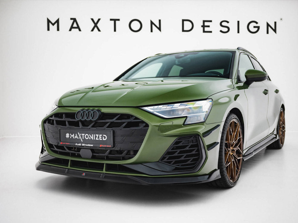 Maxton Design Front Splitter V.3 Audi S3 Sportback / A3 S-Line Sportback 8Y Facelift