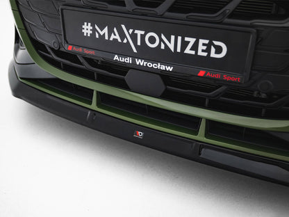 Maxton Design Front Splitter V.3 Audi S3 Sportback / A3 S-Line Sportback 8Y Facelift