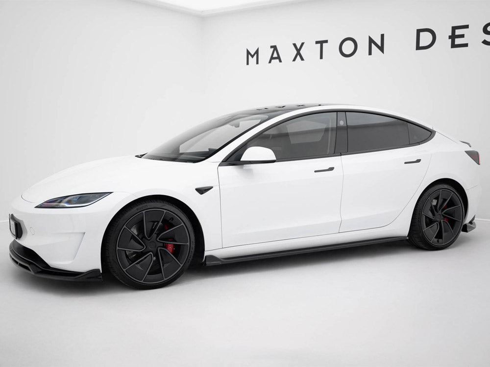 Maxton Design Side Skirts Diffusers V.3 Tesla Model 3 Performance Mk1 Facelift