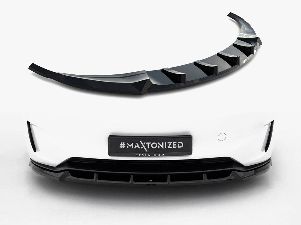 Maxton Design Front Splitter V.2 Tesla Model 3 Performance Mk1 Facelift