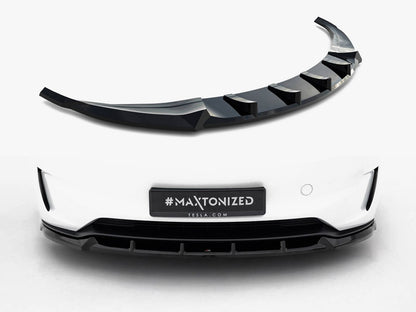 Maxton Design Front Splitter V.2 Tesla Model 3 Performance Mk1 Facelift
