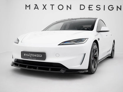 Maxton Design Front Splitter V.2 Tesla Model 3 Performance Mk1 Facelift