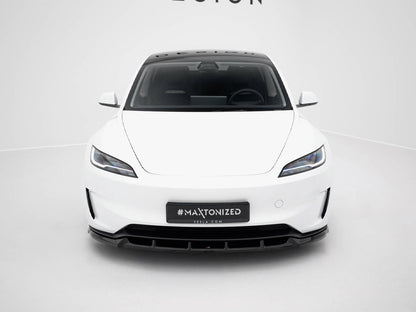 Maxton Design Front Splitter V.2 Tesla Model 3 Performance Mk1 Facelift
